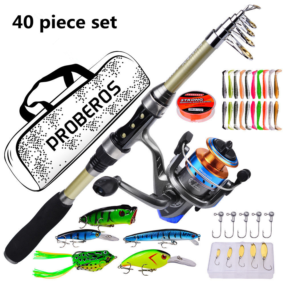 40 Piece Set of New Sea Rods,  - Fishing Rod Fly 评论和价格