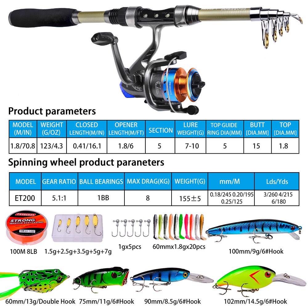 40 Piece Set of New Sea Rods,  - Fishing Rod Fly 评论和价格