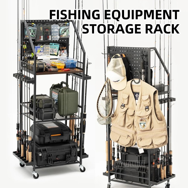 Fishing Genuine Shelf, Fishing - Fishing Rod Rack 评论和价格